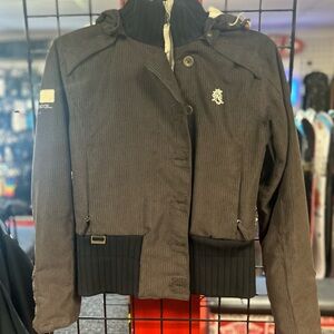 Brown/olive  Hooded Jacket with Logo Capp3L Snowboard Snowboarding New with tags